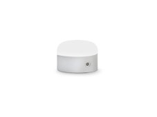 Ideal lux 334998 MIGNON dotyková stolná lampička V66mm LED 5W 500/330lm 3000K biela, nabíjateľná batéria
