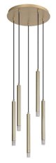 RABALUX 72361 Ramira závesné svietidlo D360mm 5xG9 zlatá, priehľadná