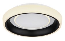 GLOBO 48272-46B TABANO stropní svítidlo LED D500mm 50W/3300lm 3000-6500K černá matná, opál, stmívatelné, dálkový ovladač