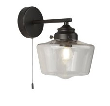 Searchlight 8708-1BK School House nástěnné svítidlo E27 1 x 40W