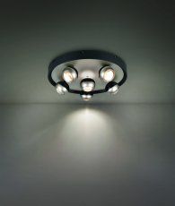 LED stropné svietidlo 50cm 4700 lm 2300+3000+4000K matný nikel 3-krokové stmievanie TRIO SELECT ORBIT 644410607