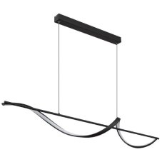 GLOBO 67207-24 VIOLINO závesné svietidlo LED 24W/1000lm 3000K čierna, opal