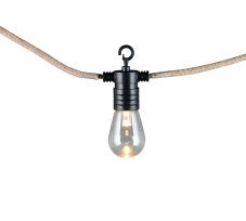 Venkovní světelný řetěz 8x LED 2700K čierna IP44 TRIO Reality EMBER R74938602