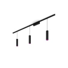 8719514407725 Philips Hue White and Color Ambiance Perifo závesné svietidlo LED - súprava 15,6W/3x490lm 2000-6500K+RGB čierne