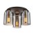 ITALUX SPL-5581-3SC-SC-SG Sardo stropné svietidlo 3xE27 D390mm saténový nikel, šedá
