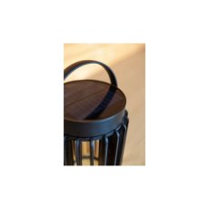 LUTEC 6933701330 KOZY solární stolní svítidlo LED V186mm 2,8W/300lm 4000K IP44, 1500mAh 3,7VDC Li-ion battery, černá matná