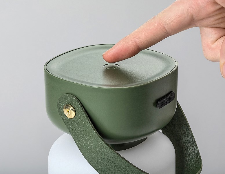 RABALUX 77144 Funes prenosné stolní svítidlo V190mm LED 3W/120lm 2800+4000+6500K IP44 zelená