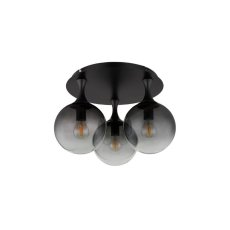 GLOBO 15885-3D DALTON stropné svietidlo D460mm 3xE27 čierna, dymová