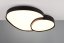 TRIO 647519232 RISE stropní svítidlo SMD LED 45W/5300lm 2700-6500K černá matná, stmívatelné, dálkový ovladač