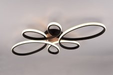 TRIO 645619132 FLY stropní svítidlo SMD LED 32W/3900lm 3000K černá matná, switchdimmer