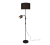 TRIO R40192002 OWEN stojací lampa 1xE27, 1xE14 černá