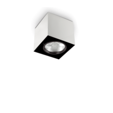 Stropné svietidlo Ideal lux 140902 MOOD PL1 SMALL SQUARE BIANCO 1xGU10 28W vrátane žiarovky 2700K biela