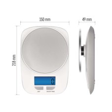 Kuchynská váha EMOS EV016, digitálna, 5 kg, biela