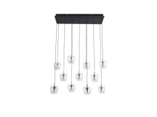 LED závesné svietidlo 3900 lm 3000K čierno zlaté Zuma Line NELSON MD2291-11B-3BGT