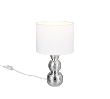Stolná lampa 1x E27 strieborná IP20 TRIO Reality LOVA R56541089