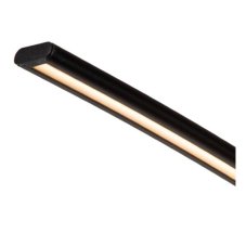 LUCIDE 44700/11/30 CURVE stojacia lampa V1920mm LED 15W/540lm 2700K čierny mramor, čierna