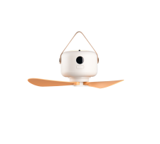 Stropní ventilátor se světlem LED 4000K biela IP20 TRIO Reality RENA R050-01 časovač