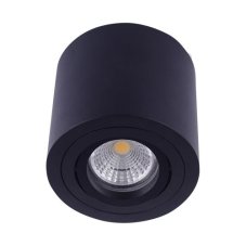 EMITHOR 48607 ALMAN 80mm povrchové bodové svietidlo 1xGU10/MAX 50W, IP20, čierna