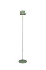 TRIO Reality R47706149 SUAREZ venkovní stojací lampa SMD LED V1230mm 1,5W/200lm 3000K IP44 pistáciová, nabíjecí baterie, USB-C port, ON/OFF