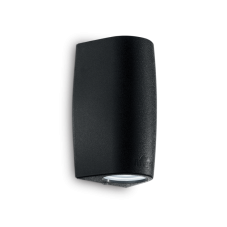 Exteriérové nástenné svietidlo Ideal lux 147819 KEOPE AP2 SMALL NERO 2xGU10 6W 4000K čierna IP55