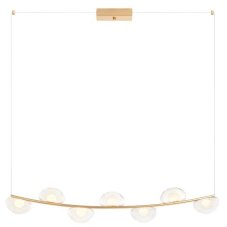 REDO 01-3245 SINCLAIR závěsné svítidlo LED 42,7W/3553lm 3000K IP21 zlatá, TRIAC