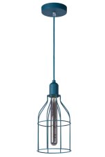 LUCIDE 08327/01/35 PAULIEN Závesné svietidlo E27 1x60W modrá