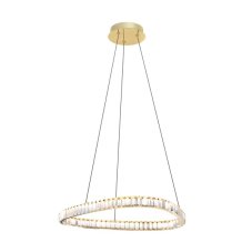 LED závěsné svítidlo 3000 lm 2700-6000K zlaté s dálkovým ovladačem Zuma Line ATHESA MD3169-1-3GT