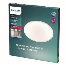 Philips SuperSlim Clear LED CL550 stropní svítidlo 250mm 15W / 1500lm 4000K SceneSwitch