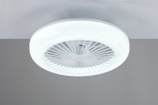 TRIO Reality R64032101 MORA stropní svítidlo s ventilátorem D450mm SMD LED 13W/1400lm 2700-6500K bílá, dálkový ovladač