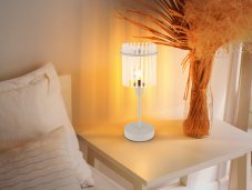 Stolní lampa 1x E14 piesková IP20 GLOBO lighting GORLEY 15698TB