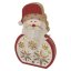 DCWW24 EMOS vánoční dekorace LED dřevěná – santa, 30cm, 2xAAA, teplá bílá, časovač