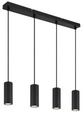 GLOBO 57918-4HB JAMES závěsné svítidlo 4xGU10 černá