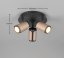 TRIO 814530365 GILLAN stropné bodové svietidlo/spot D210mm 3xGU10 čierna, kávová