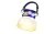 Immax 08493L solární kempingová lampa LED 10W 3600-4400K RGB IP 65, modrá, solární panel, stmívatelná, integrovaný RGB pásek