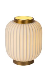 LUCIDE 13135/01/31 GOSSE Přisazené stropní svítidlo E27 1x40W bílá, matné zlato/mosaz