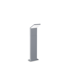 Ideal lux 322544 OUTDOOR STYLE vonkajšie stojanové svietidlo/stĺpik LED V500mm 9W 1100/850lm 4000K IP54 šedá