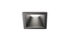 Ideal lux 192383 GAME SQUARE zápustné svietidlo 84x84mm LED 11W 950/660lm 3000K čierna, UGR