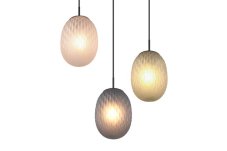 TRIO 364230317 FACETTE závěsné svítidlo D430mm 3xE27 černá matná, vícebarevná