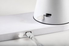 RABALUX 74214 Zavier dotyková stolná lampička D130mm LED 5W/220lm 3000+4000+5000K biela, bezdrôtové nabíjanie, nabíjacia batéria 5V 3600mAh