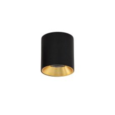 ITALUX CLN-6677-75-BL-GD-3K Altisma povrchové bodové svietidlo LED D75mm 10W/1100lm 3000K čierna
