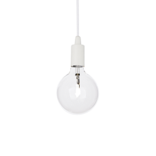 Závěsné svítidlo Ideal lux 113302 EDISON SP1 BIANCO 1xE27 60W 3000K bílá