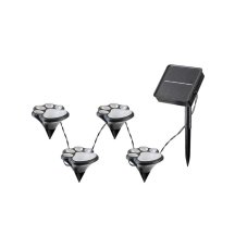 RABALUX 77001 Wigry solární svítidlo dekorativní zapichovací - tlapky LED 4550mm 0,06W/3lm 3000K IP44 černá, bílá, soumrakový senzor