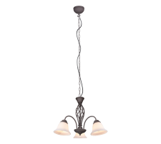 TRIO 101000324 RUSTICA závesné svietidlo D550mm 3xE14 hrdzavá