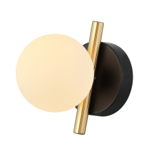 ITALUX WL-5622-1-BK-W Reverso nástenné svietidlo 1xG9 čierna, zlatá, biela