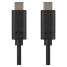 Nabíjací a dátový kábel USB 3.1 USB-C/USB-C 1m čierna EMOS SM7022BL