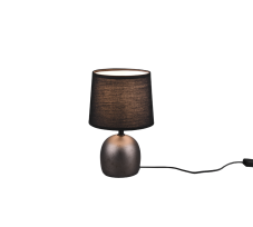 TRIO R50802667 MALU stolová lampička D160mm 1xE14 antický nikl