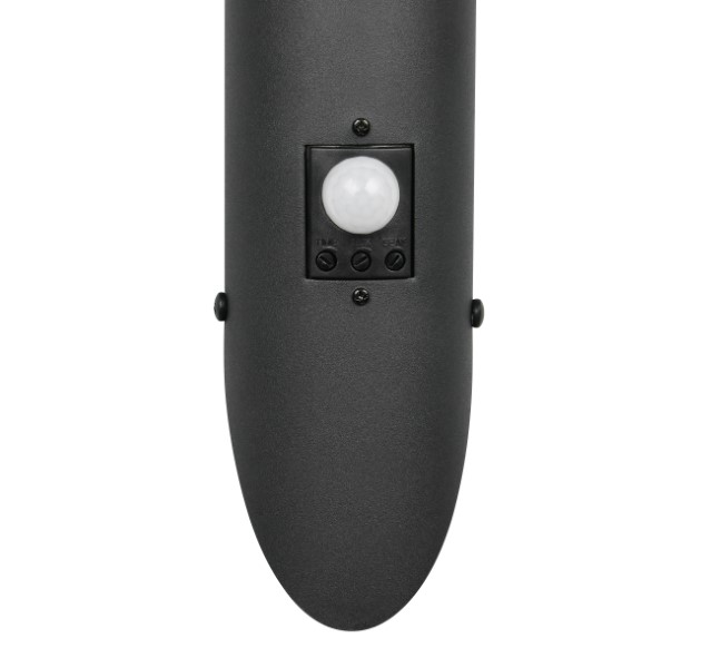 TRIO 209769132 TRIOTO vonkajšie nástenné svietidlo so senzorom 1xE27 IP44 čierna