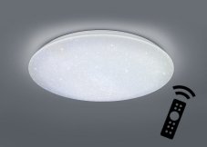 TRIO 677718000 Nagano stropní  svítidlo LED 1x80W 6400lm 3000 - 5500K s ovládačem, starlight efekt