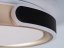 RABALUX 71292 Jindri stropní svítidlo D500mm LED 48W/3000lm 3000-6500K černá, zlatá, bílá, stmívatelné, dálkový ovladač