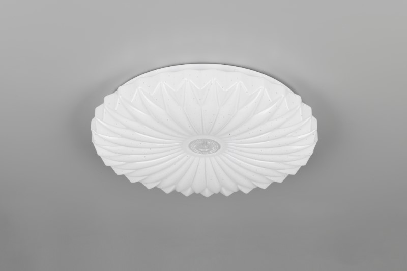 TRIO Reality R64791101 ATARIS stropné svietidlo D380mm SMD LED 18W/1900lm 2700 - 6000K biela, diaľkový ovládač, starlight efekt